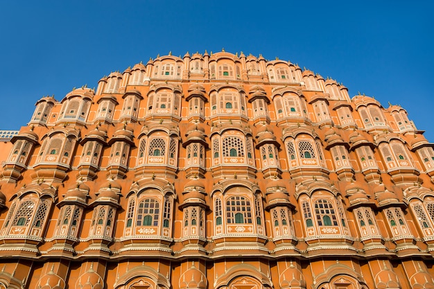 Hawa Mahal-paleis in Jaipur Rajasthan India.