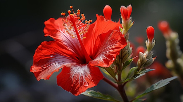 _Hawaiian_hibiscus_Flower HD 8K wallpaper Stock Photographic Image