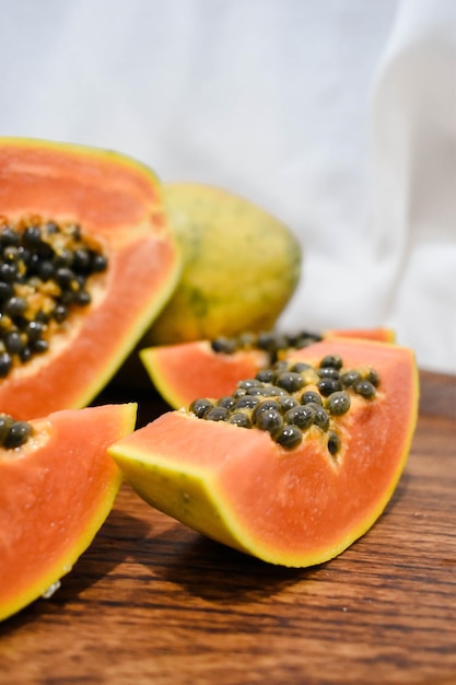 Hawaiian Mini Orange Papaya Fruits