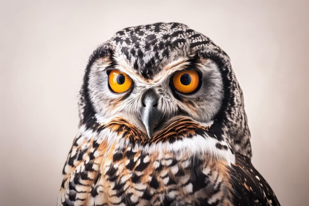 A hawk owl Generative AI