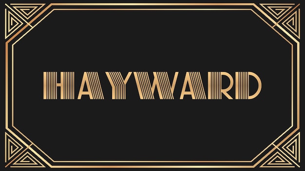 Photo hayward jazz gold text