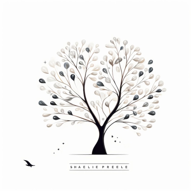 Hazel Harmony A Minimalistic NatureInspired Logo Masterpiece Paying Tribute to Charley Harper