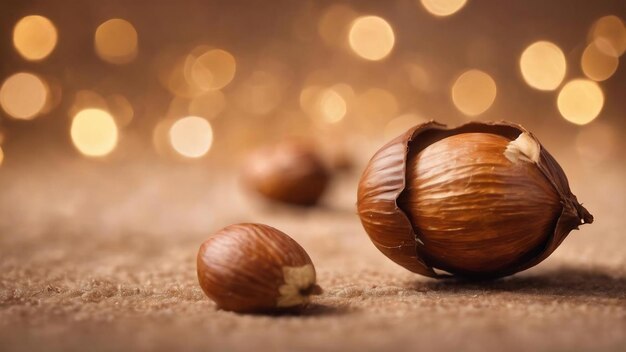 Hazelnut color abstract bokeh blurred background for design abstract blurred elegant soft naturelle