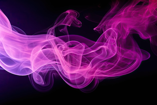 Hazy dark background with swirling pink magenta purple fog