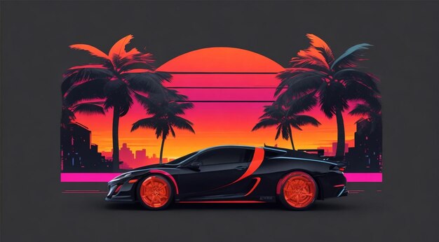 hd abstract sports car on colored background car art colored car on abstract colored background