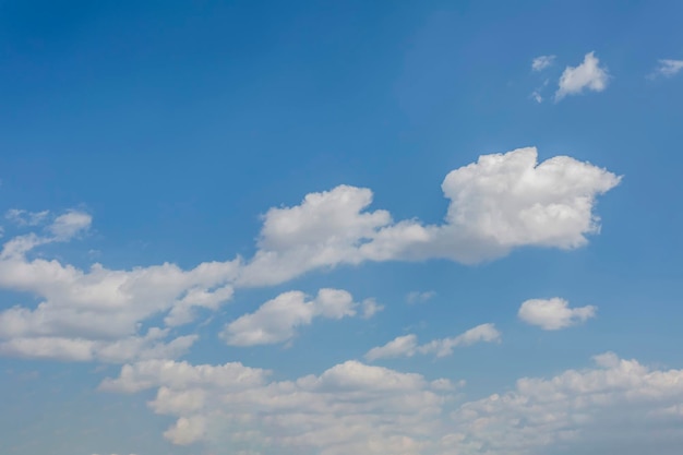 HD blue sky and white clouds background material