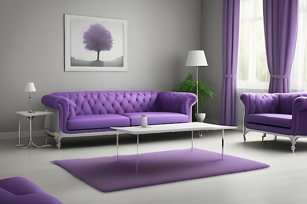 HD Picture Of Sofa In Modern Living Room Interior With