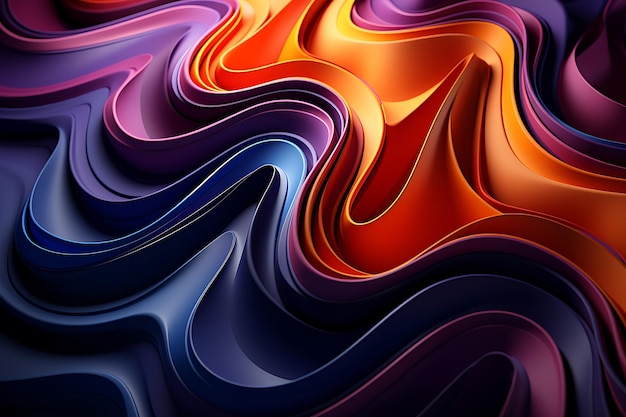 HD Quality Digital Abstract Wave Background