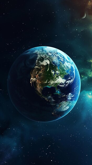 Photo hd wallpaper planet globe world earth 3d 8k