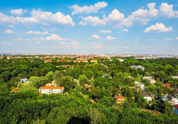 HDR Aerial view of Berlin