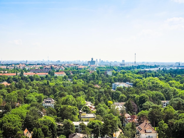 HDR Aerial view of Berlin