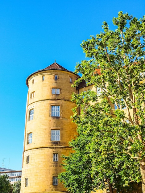 HDR Altes Schloss Старый замок Штутгарт