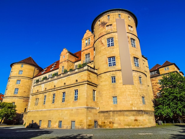 HDR Altes Schloss Старый замок Штутгарт