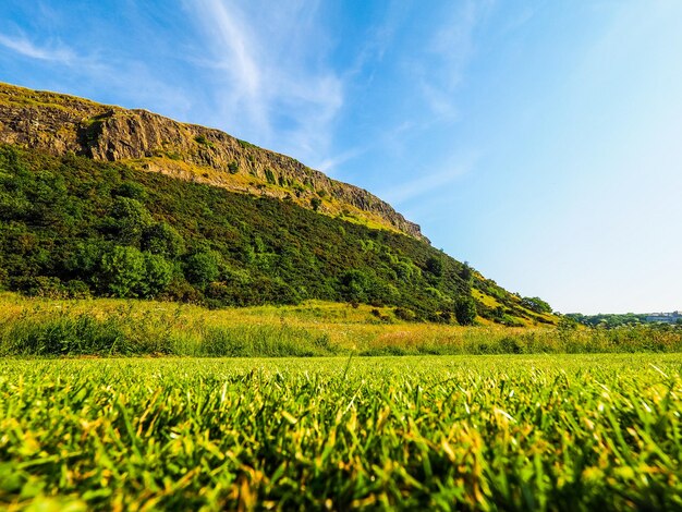 에든버러의 HDR Arthur's Seat