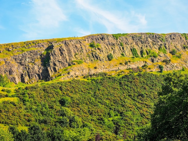 에든버러의 HDR Arthur's Seat