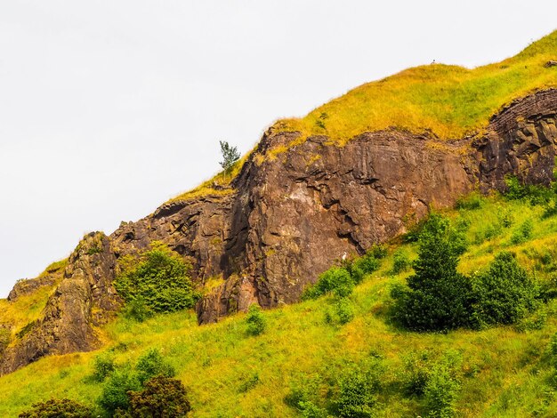 HDR Место Артура в Эдинбурге