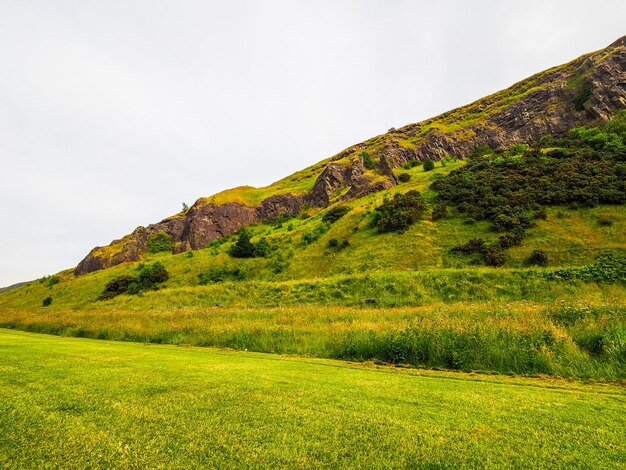 HDR Место Артура в Эдинбурге