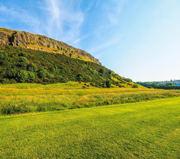 HDR Arthur's Seat in Edinburgh