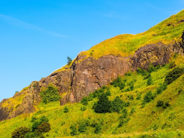 HDR Arthur's Seat in Edinburgh