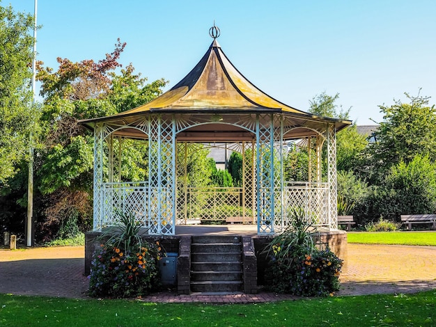 HDR Bandstand in Chepstow