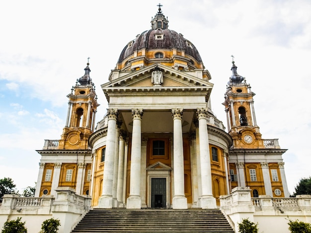 Hdr basilica di superga a torino