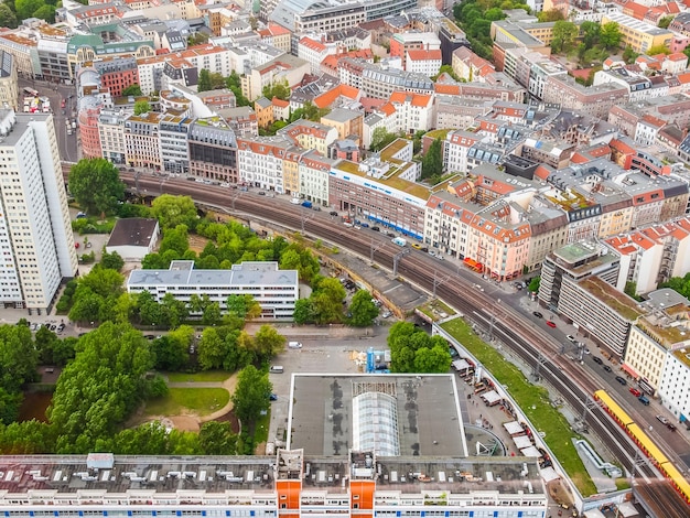 HDR Berlin aerial view