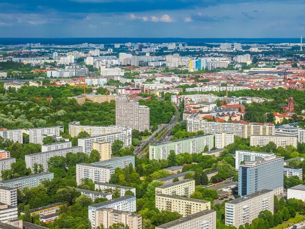 HDR Berlin aerial view