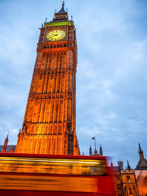 Hdr big ben in london