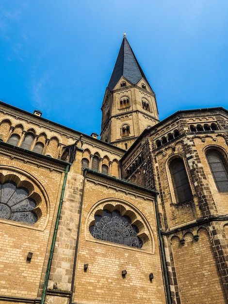 HDR Bonner Muenster Bonn Minster Базилика в Бонне