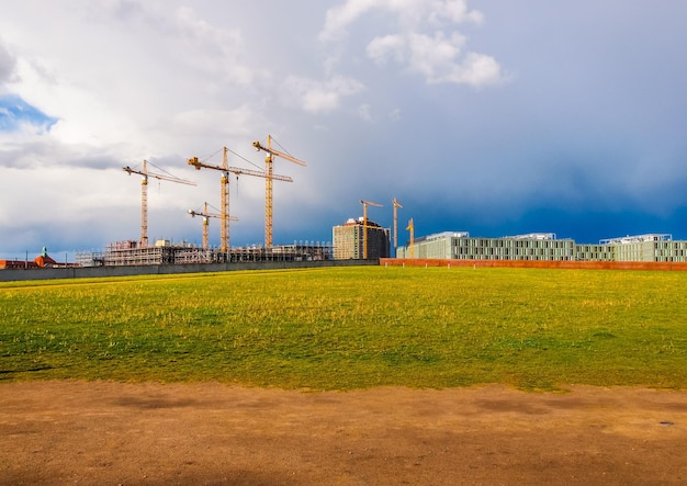 Foto hdr-bouwplaats in berlijn