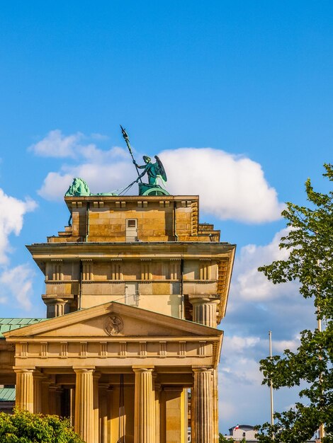 HDR Бранденбургские ворота в Берлине