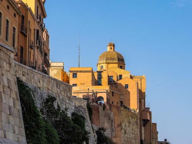 HDR Casteddu meaning Castle quarter in Cagliari