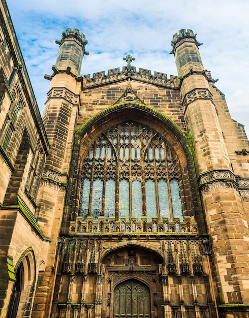 HDR Chester Cathedral church