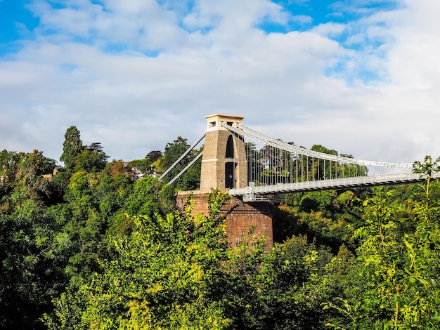 HDR Клифтонский подвесной мост в Бристоле
