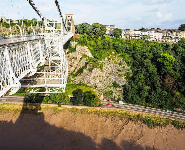 Ponte sospeso hdr di clifton a bristol