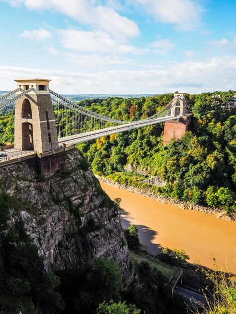 HDR Clifton Suspension Bridge in Bristol