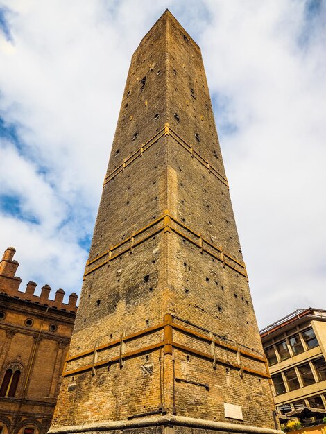 HDR Due torri Two towers in Bologna