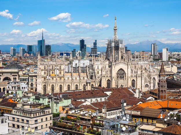 HDR Duomo di Milano Cathedral in Milan