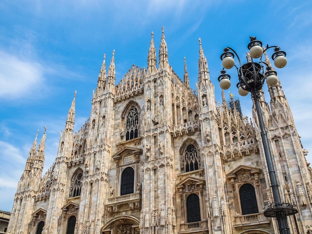 Hdr duomo di milano kathedraal van milaan