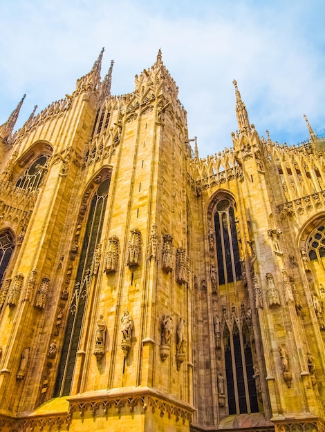 HDR Duomo di Milano Kathedraal van Milaan