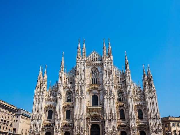 HDR Duomo meaning Cathedral in Milan