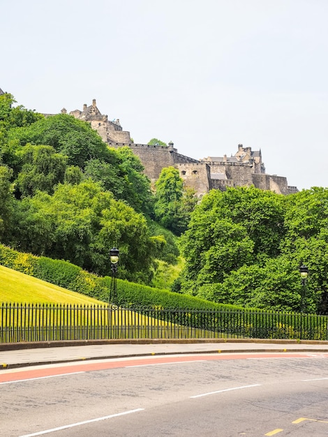 HDR Edinburgh kasteel in Schotland