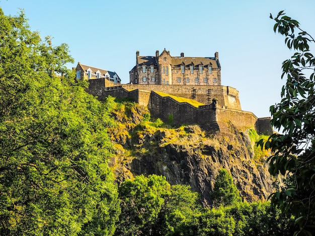 HDR Edinburgh kasteel in Schotland