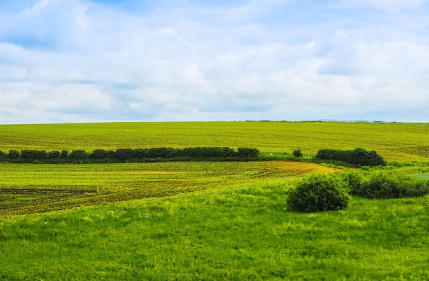 Английский деревенский пейзаж HDR