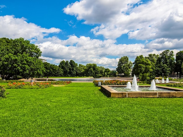 HDR Gardens in Stuttgart Germany