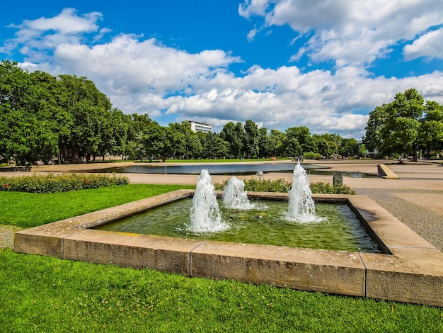 HDR Gardens in Stuttgart Germany