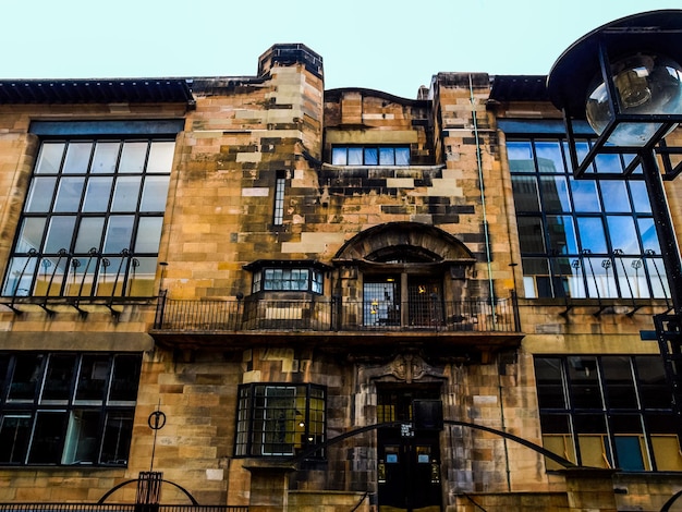 Photo hdr glasgow school of art