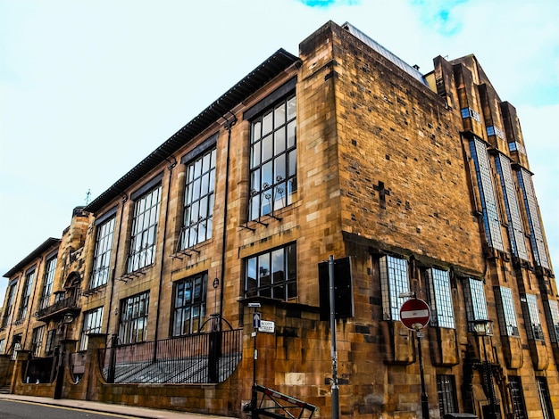 Photo hdr glasgow school of art