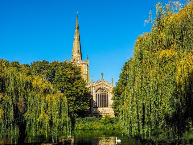 HDR Holy Trinity church in Stratford upon Avon