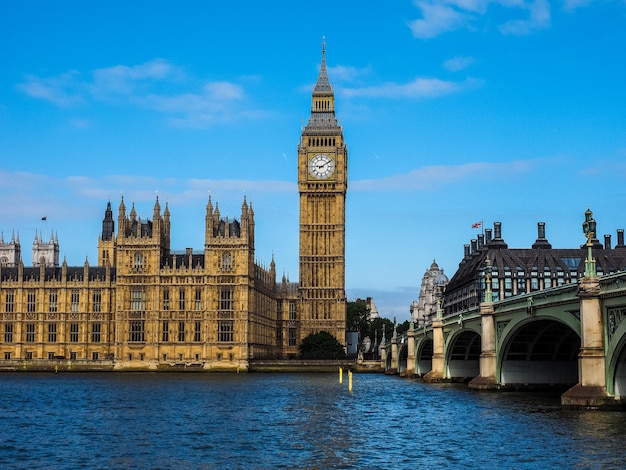 Hdr houses of parliament a londra